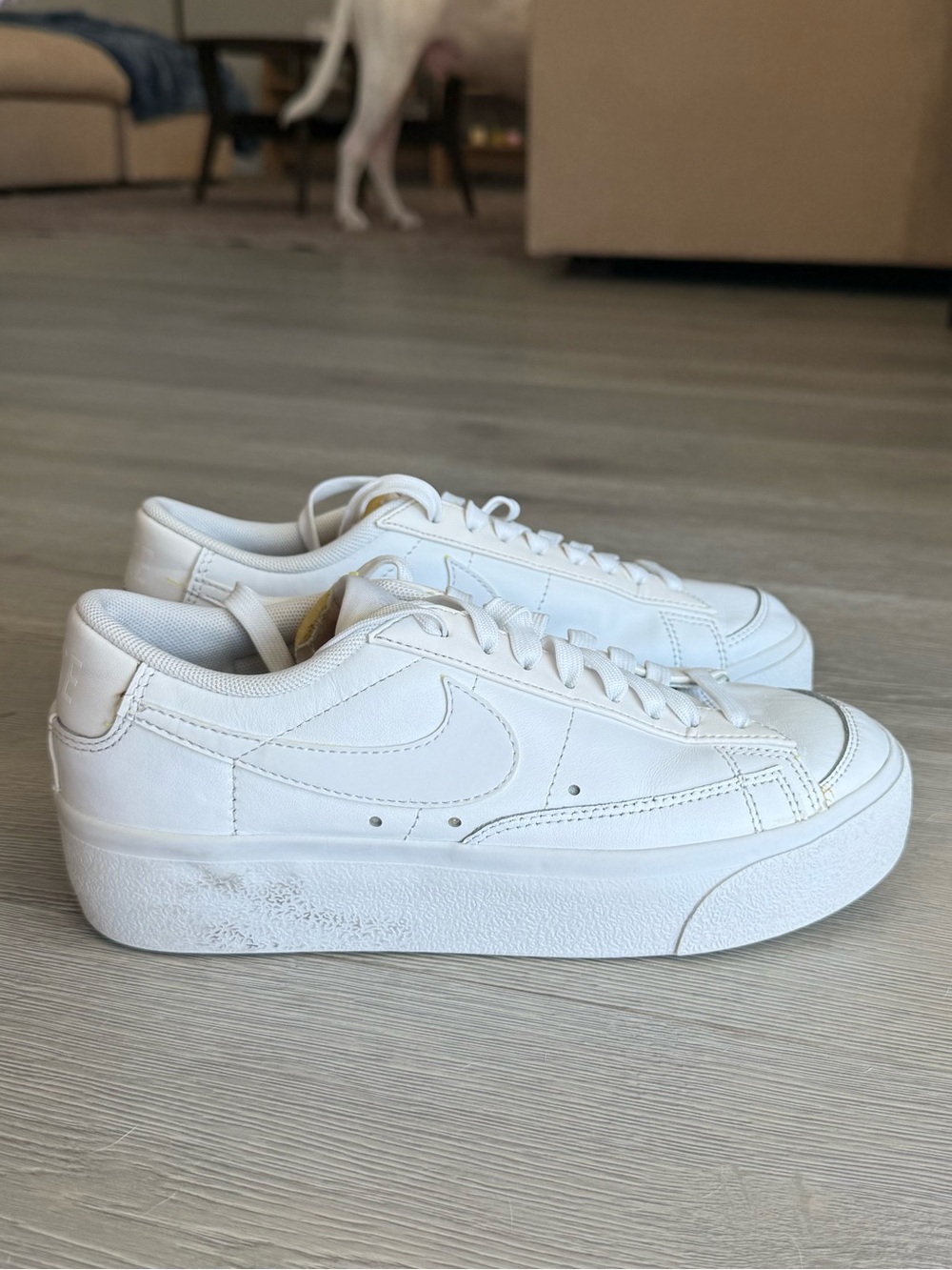 Nike Blazer Platform Low “Triple White”
